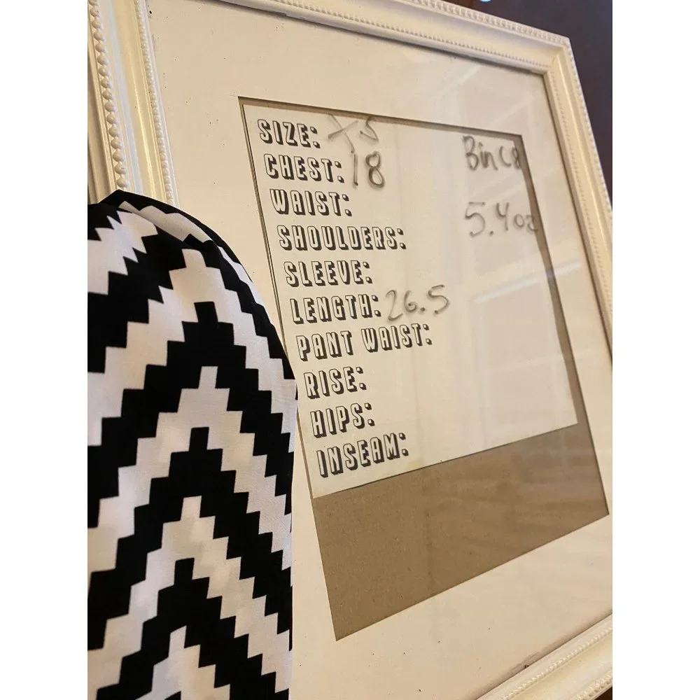 Liberty Love Black White Chevron Blouse Women's XS - Picture 5 of 7